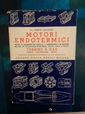 Motori Endotermici Turbine A Gas Teoria Costruzione Prove