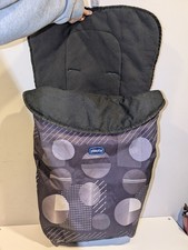 Chicco London Poggiapiedi Passeggino Nero e Grigio