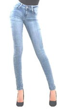 Jeans donna pantaloni strass