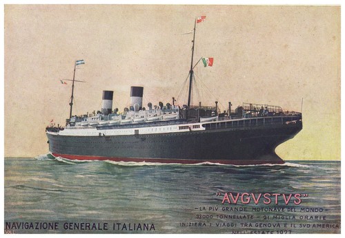 Pubblicita 1927 nave - 1927,