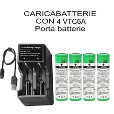 CARICABATTERIE 2 SLOT + 4