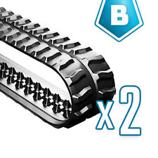 2 cingoli in gomma 300x52,5x74N BOBCAT X325 X328 NEUSON 2702 2800 2902RD SCHAEFF