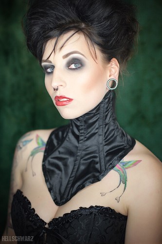 Corsetto del collo raso con - raso,