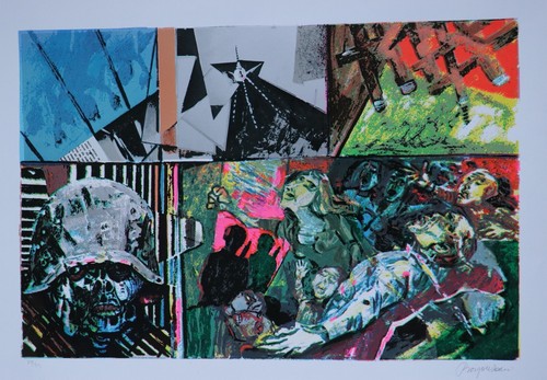 Aldo borgonzoni serigrafia - ,