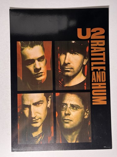 Bono poster original rattle - bono,