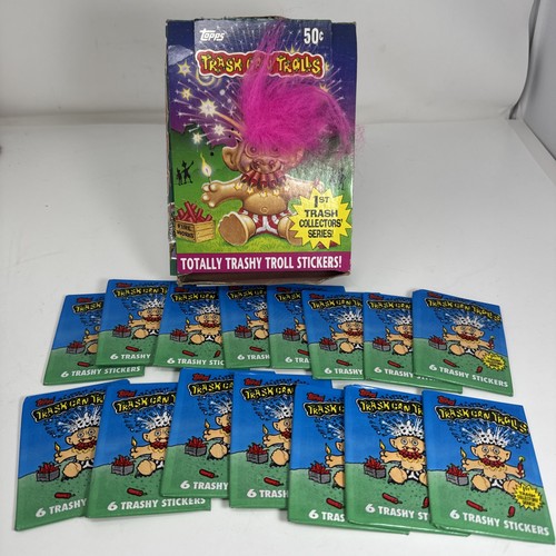 Topps trash can - topps, trolls
