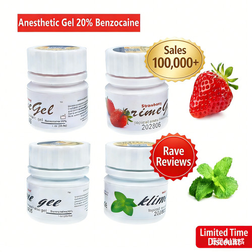 Gel anestetico topico dentale