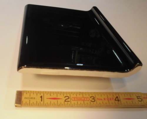 Top bullnose nero - pz.,
