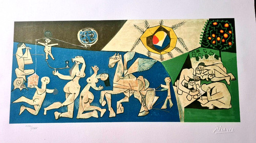 Picasso litografia pace - picasso,