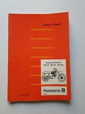 Husqvarna 250 CR - 360 CR - 360 WR 1975 Manuale Officina originale