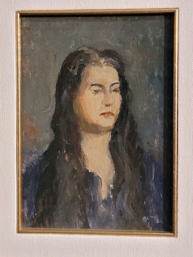Dipinto ritratto donna - donna, olio