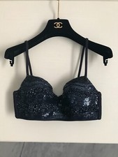 LA PERLA RITMO SOTTOGIACCA TG. 44 italiana colore BLU IN MODAL CON PAILLETTESS