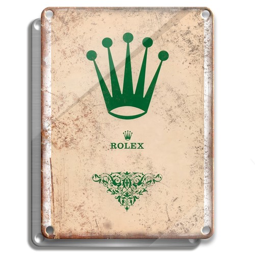 Insegna metallo orologio - -,
