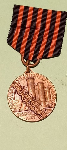 Medaglia adunata nazionale - medaglia, v^