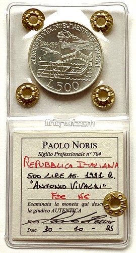 500 lire argento 1991 - lire,