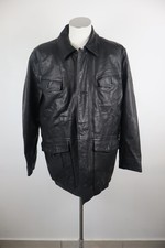 TIMBERLAND GIUBBINO PELLE GIACCA UOMO Tg L MAN VINTAGE LEATHER JACKET CASUAL