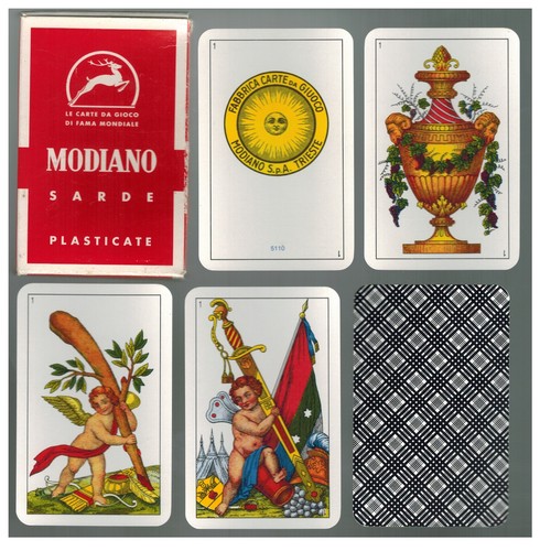 Carte sarde plastificate - carte,