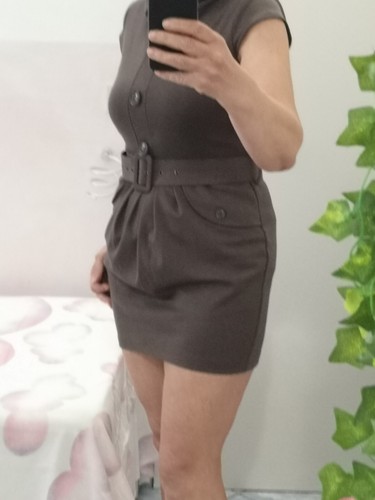 Vestito corto con - vestito, collo