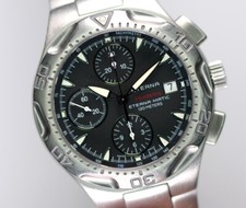 Orologio Eterna Eternamatic Monterey 1630.41 acciaio 41mm uomo foglia nera