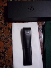 Porta penna, astuccio Dupont in pelle nuovo con scatola