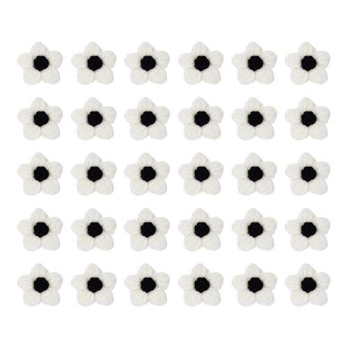 30pcs fiori uncinetto - 30pcs,
