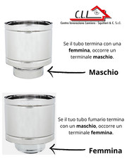 Terminale a Botte Acciaio Inox