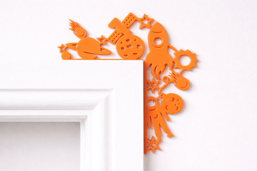 Decorazione angolare porta - decorazione,