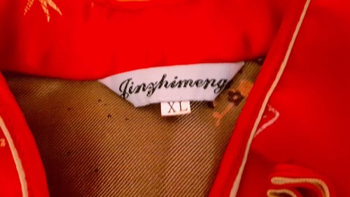 Cheongsam rosso cinese - , vintage