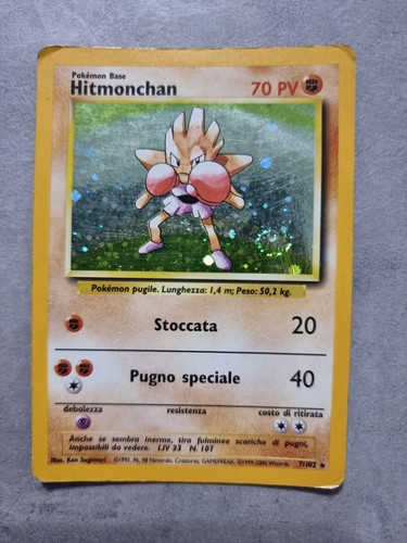 Pokemon card hitmonchan - pokemon,