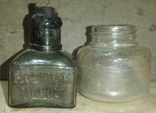 Antiche bottiglie vetro - antiche,