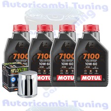 Kit Tagliando Olio Motul 7100 10W60 Per Harley Davidson FXDFSE Dyna Fat Bob 2009