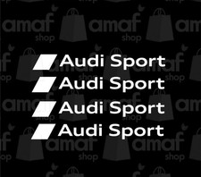 N4 Adesivi Audi Sport BIANCHI