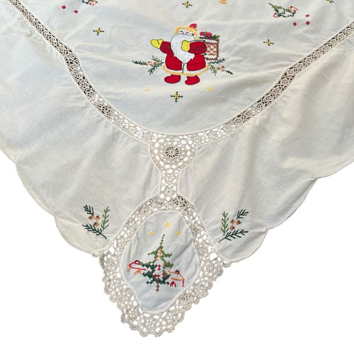 Tovaglia vintage natalizia