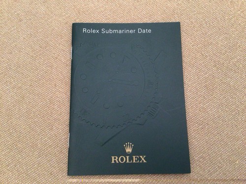 Libretto booklet rolex - booklet,