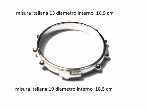 Anello rosario acciaio - anello,