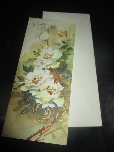 Biglietto busta fiori buon - biglietto,