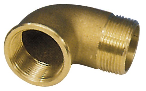 Gomito ottone f 3 - 90°, 3/4"