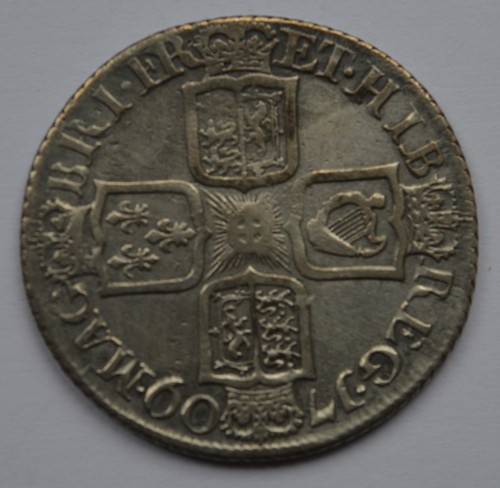 Moneta scellino argento 1709