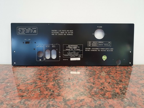 Pioneer f500 pannello - pioneer, ct-f500