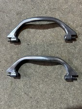 FIAT 600 D E Coppia MANIGLIE TIRA PORTA IN ALLUMINIO Originali