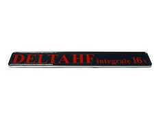 sigla scritta LANCIA DELTA HF