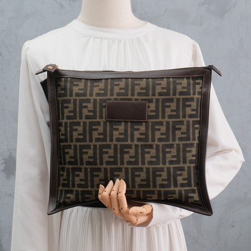Fendi zucca pochette - zucca,