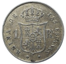 Spagna 1 Real 1863_Moneta