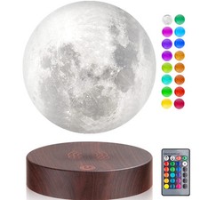 Lampada Luna Levitante 16 Colori Levitazione Magnetica Galleggiante (d9z)
