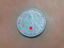 50 Reich Pfennig 1943-  Marchio di zecca "Berlino" - periodo Nazista