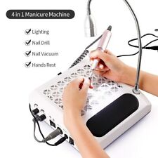 Kit 4 in 1 Estetista Aspiratore Fresa Lampada Manicure Pedicure NAIL ART Unghie