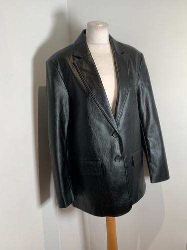 Zara giacca blazer - zara, ecopelle