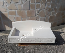 LAVELLO LAVANDINO LAVABO PILOZZO PER CUCINA DA ESTERNO GIARDINO IN CEMENTO MARMO