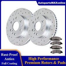 Front Drilled Brake Rotors
