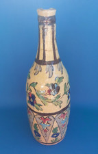 800  XIX secolo ANTICA Bottiglia Persiana IZNIK Türkiye Terracotta Acqua e Vino